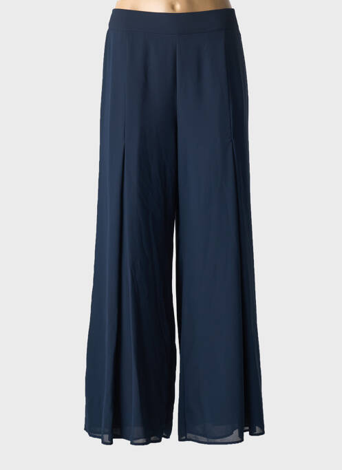 Pantalon large bleu ELEONORA AMADEI pour femme