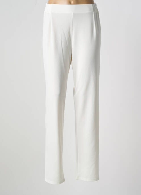 Pantalon slim blanc GEVANA pour femme