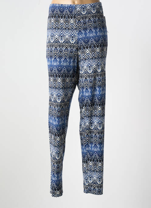 Pantalon slim bleu GEVANA pour femme