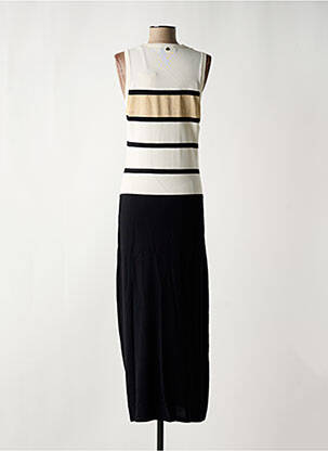Robe longue sans manche sans manche blanc LOLA CASADEMUNT femme