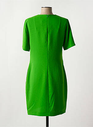 Robe courte manches courtes manches courtes vert EVA KAYAN femme