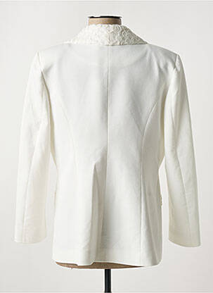 Blazer coupe cintrée blanc LESLIE femme