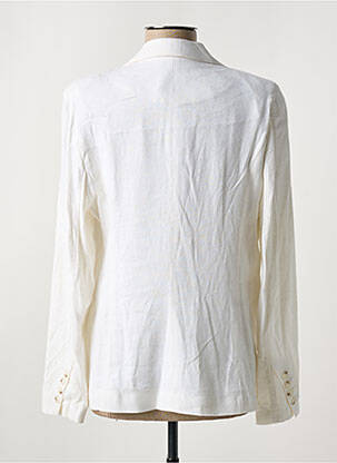Blazer poignets boutonnés blanc EVA KAYAN femme