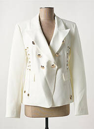 Blazer poignets boutonnés blanc LESLIE femme