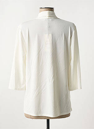 Blouse manches 3/4 manches 3/4 blanc MARIA BELLENTANI femme