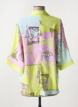 Blouse manches courtes manches courtes rose LESLIE femme
