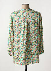 Blouse vert TONI pour femme seconde vue