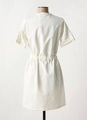 Robe courte blanc LESLIE pour femme seconde vue