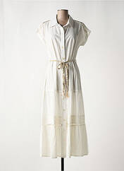 Robe mi-longue blanc FUEGO WOMAN pour femme seconde vue