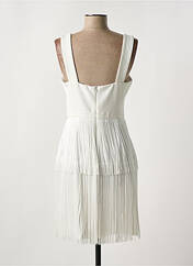 Robe mi-longue blanc LESLIE pour femme seconde vue