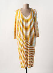 Robe mi-longue jaune MARIA BELLENTANI pour femme seconde vue