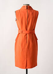 Robe mi-longue orange LESLIE pour femme seconde vue