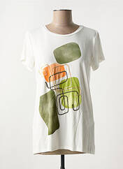 T-shirt blanc ELEONORA AMADEI pour femme seconde vue