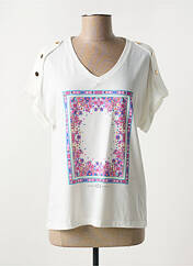 T-shirt blanc LESLIE pour femme seconde vue