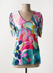 T-shirt bleu DOLCEZZA pour femme seconde vue