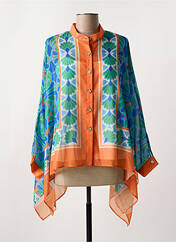 Tunique manches longues bleu LESLIE pour femme seconde vue