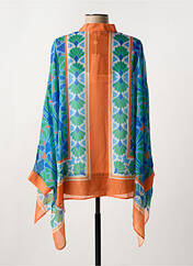 Tunique manches longues bleu LESLIE pour femme seconde vue