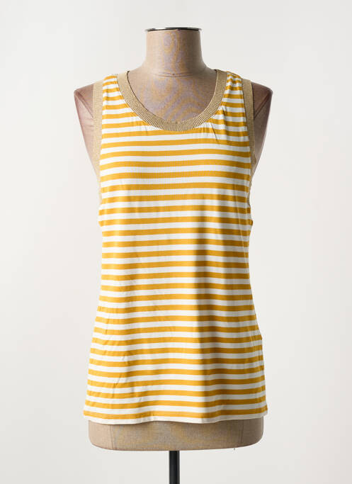 Débardeur jaune MARIA BELLENTANI pour femme