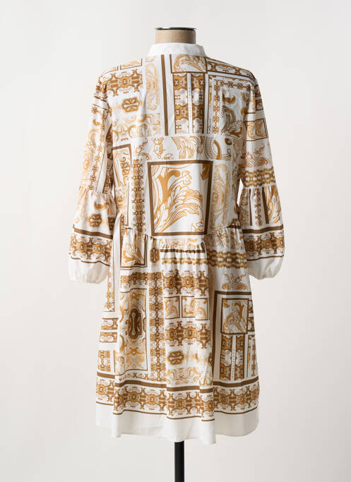 Robe courte blanc LESLIE pour femme