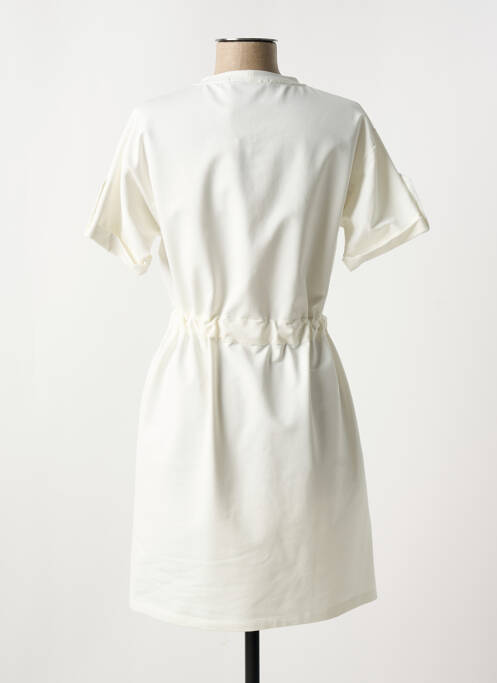 Robe courte blanc LESLIE pour femme