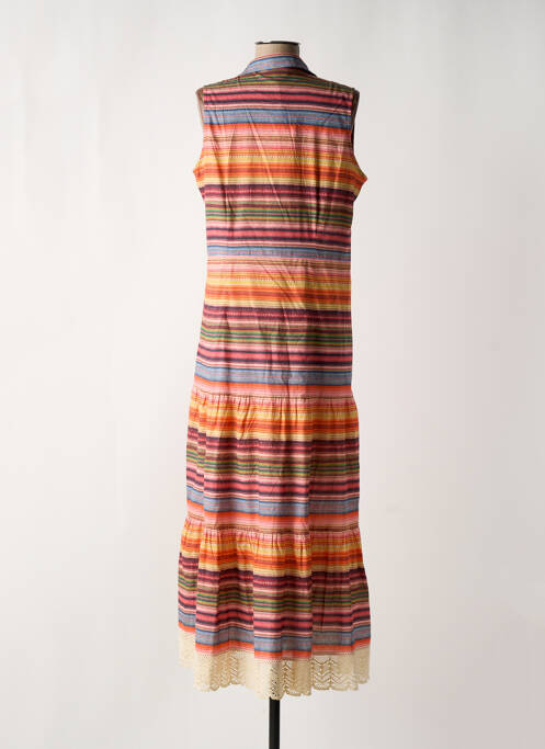 Robe longue orange FUEGO WOMAN pour femme