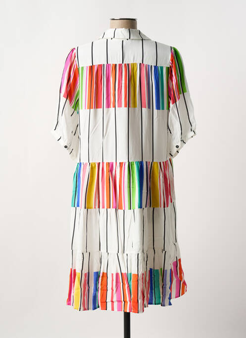 Robe mi-longue blanc FUEGO WOMAN pour femme