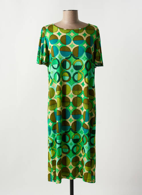 Robe mi-longue vert MARIA BELLENTANI pour femme