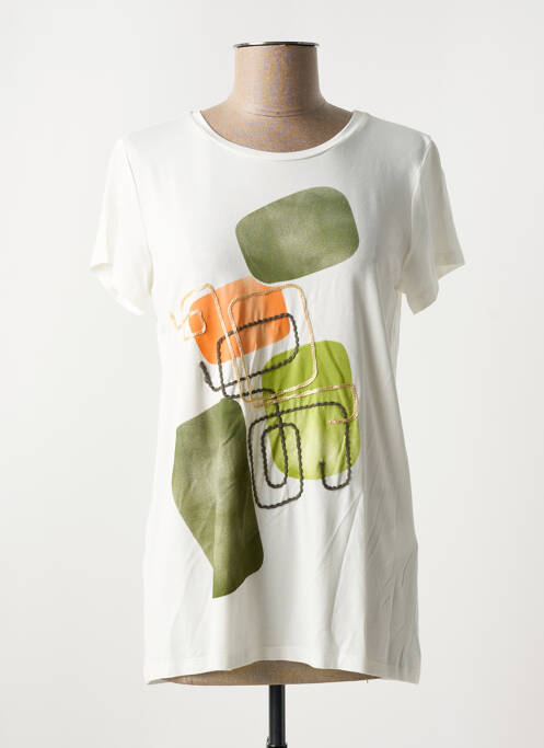 T-shirt blanc ELEONORA AMADEI pour femme