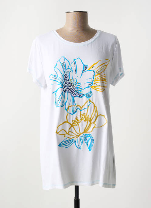 T-shirt blanc ELEONORA AMADEI pour femme