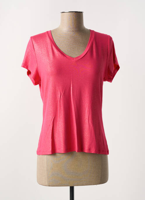 T-shirt rose EVA KAYAN pour femme