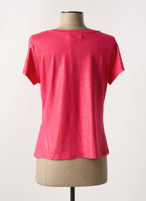 T-shirt rose EVA KAYAN pour femme