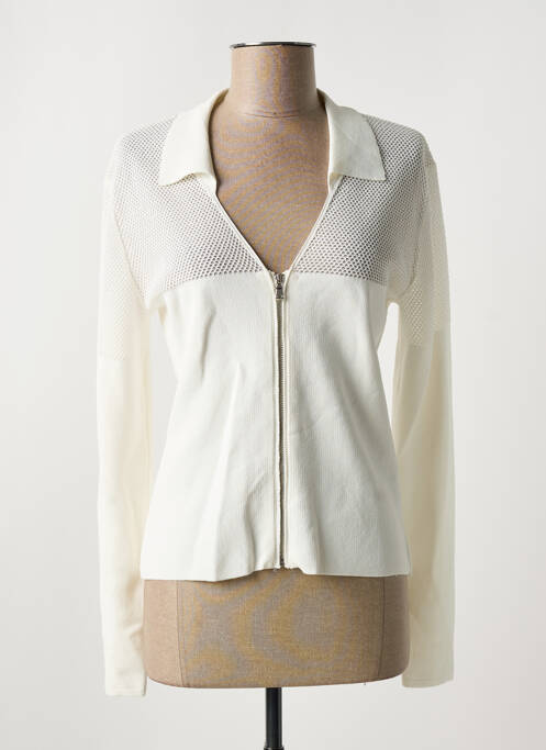 Veste casual blanc EVA KAYAN pour femme