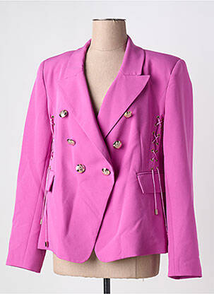 Blazer poches rose LESLIE femme
