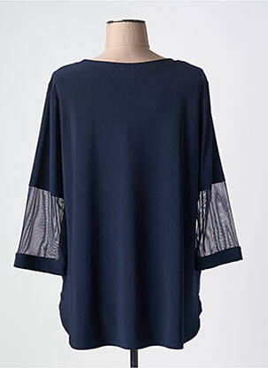 Tunique manches longues col rond bleu JOSEPH RIBKOFF femme