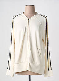 Veste casual col rond beige FUEGO WOMAN femme