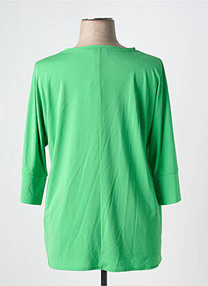 T-shirt manches 3/4 manches 3/4 vert MARIA BELLENTANI femme