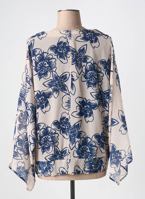 Blouse bleu ELEONORA AMADEI pour femme