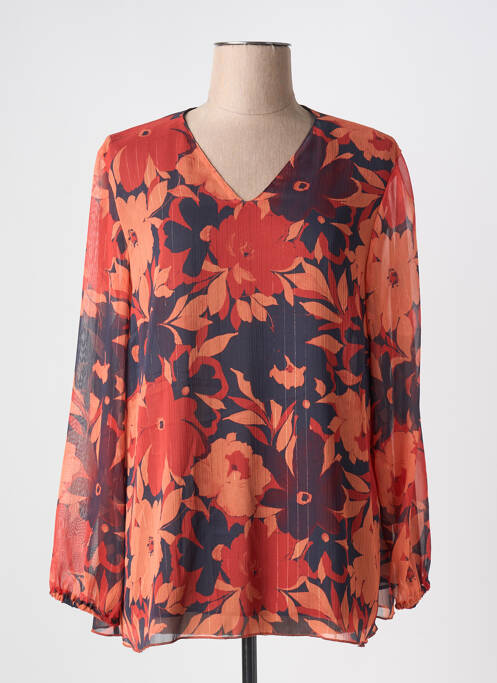 Blouse orange GEVANA pour femme