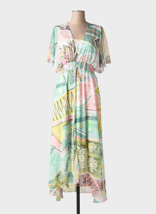 Robe longue vert LESLIE femme