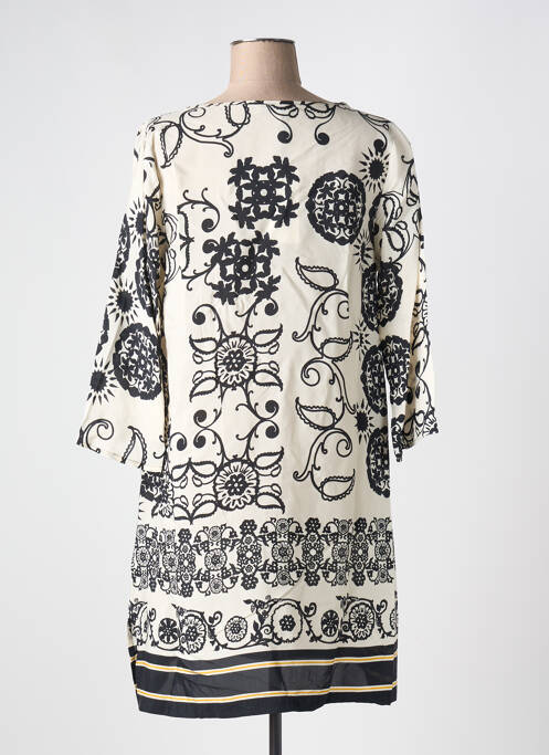 Robe mi-longue beige MARIA BELLENTANI pour femme