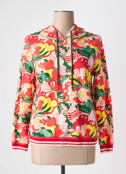 Sweat-shirt à capuche rouge LEO & UGO pour femme