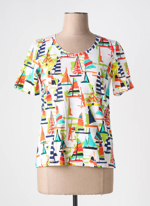 T-shirt orange LEO & UGO pour femme