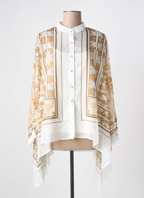 Tunique manches longues beige LESLIE pour femme