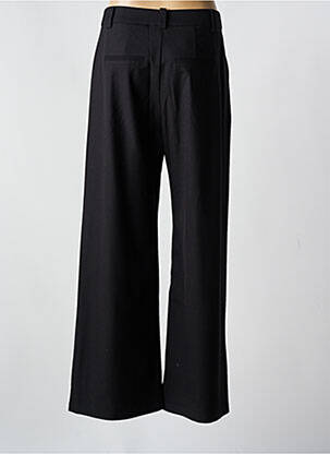 Pantalon large tissage crêpe taille normale noir SUNCOO femme
