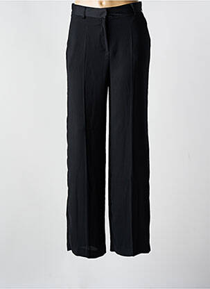 Pantalon droit taille à pinces taille normale noir IKKS femme