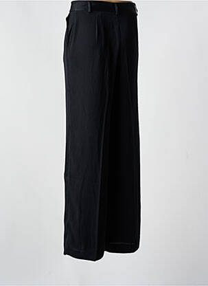 Pantalon droit taille à pinces taille normale noir IKKS femme
