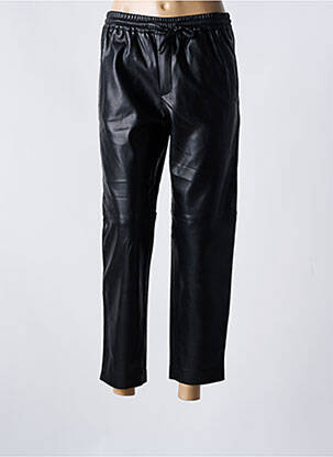 Pantalon 7/8 taille élastique taille normale noir LA FEE MARABOUTEE femme
