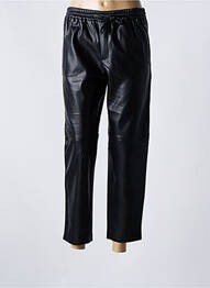 Pantalon 7/8 taille élastique taille normale noir LA FEE MARABOUTEE femme