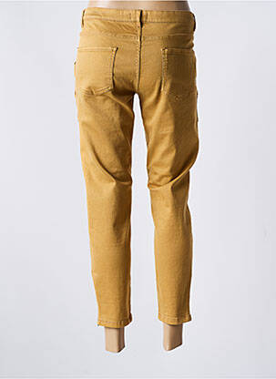 Pantalon 7/8 stretch taille normale beige IKKS femme