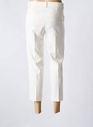Pantalon 7/8 taille à pinces taille normale beige KOCCA femme